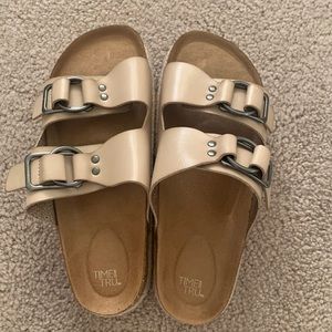 Time and Tru Espadrille Platforms